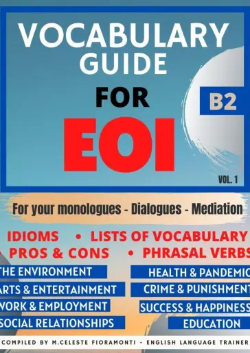 Portada de Guía de Vocabulario B2 EOI